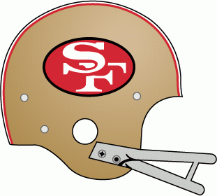 San Francisco 49ers 1964-1988 Helmet Logo iron on paper